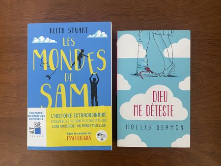 Lot de 2 livres « Les mondes de Sam » + « Dieu me déteste »